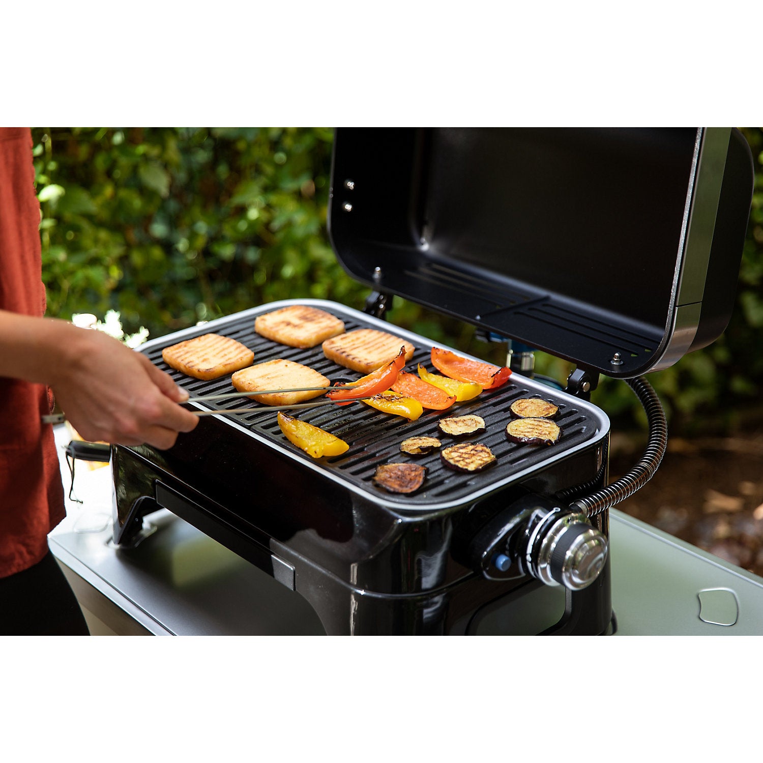 Barbecue a gas Campingaz piano di cottura in ghisa 48x26 cm. Attitude 2GO