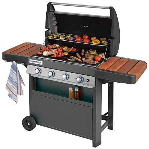 Barbecue a gas Campingaz piano di cottura in ghisa 78x45 cm. 4 series class WLD