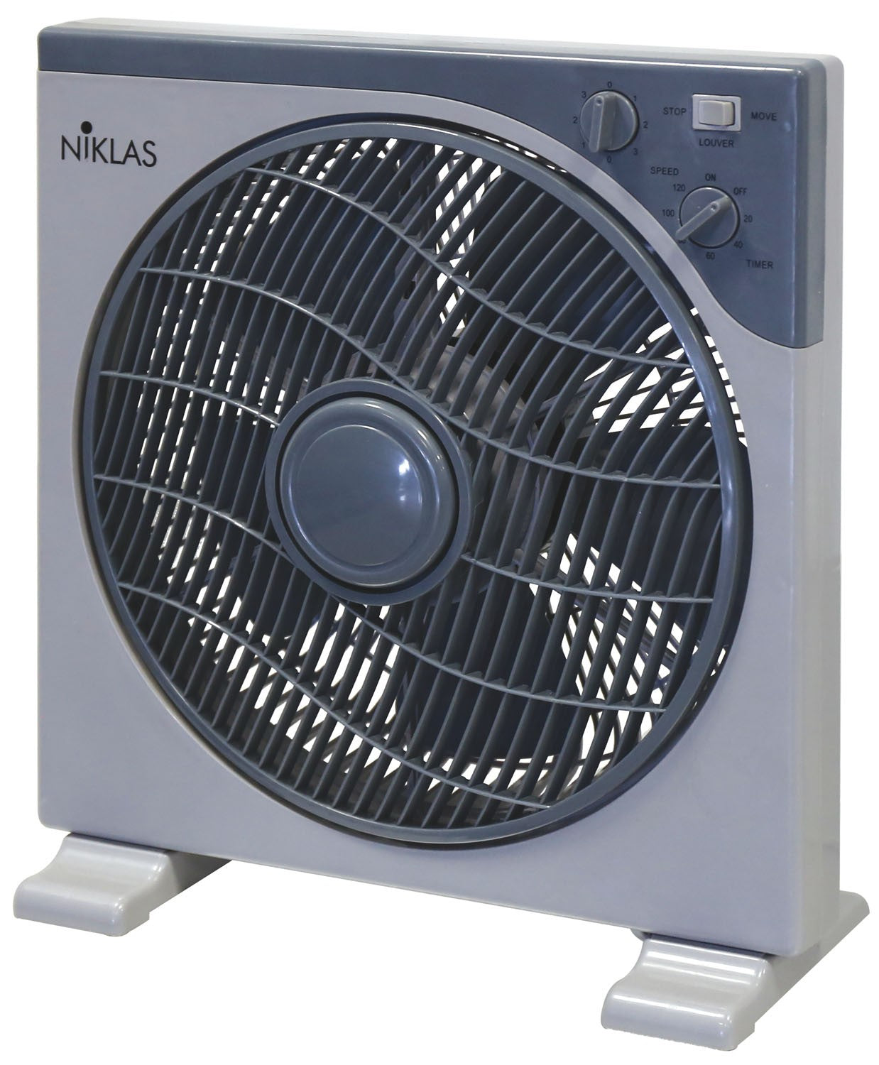 Ventilatore da tavolo o scrivania Boxfan 30cm Niklas