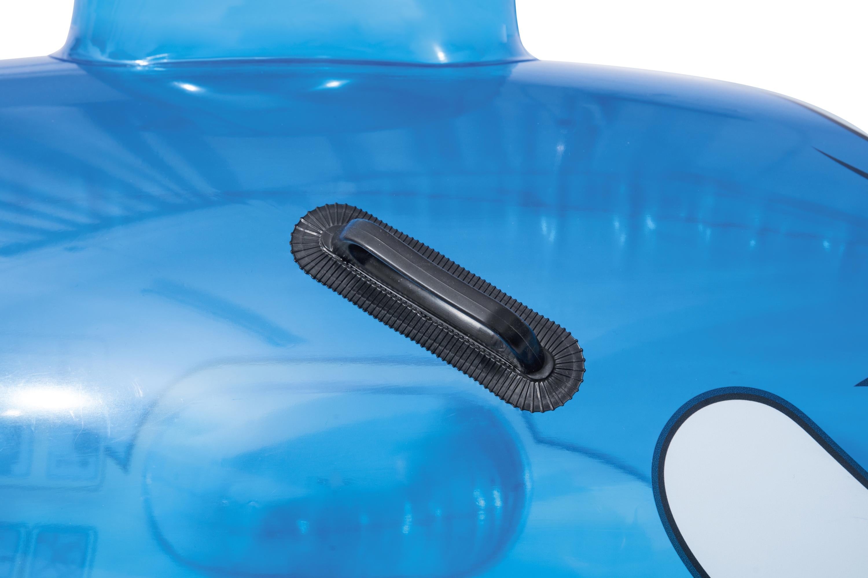 Balena trasparente grande cavalcabile gonfiabile 157x94 cm BestWay 41037