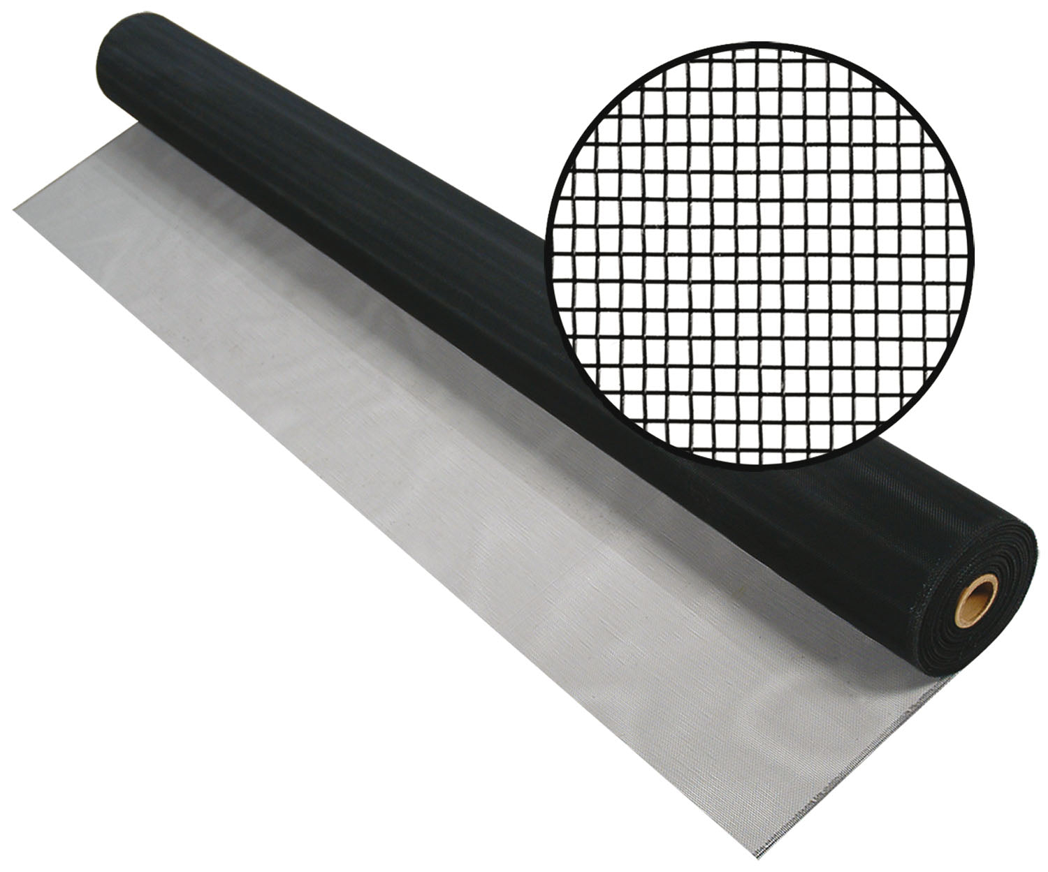 Zanzariera in alluminio finitura brillante Rotolo 30,5 Mt.