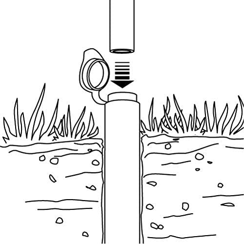 Stendibiancheria verticale in alluminio 50 metri Gimi Garden