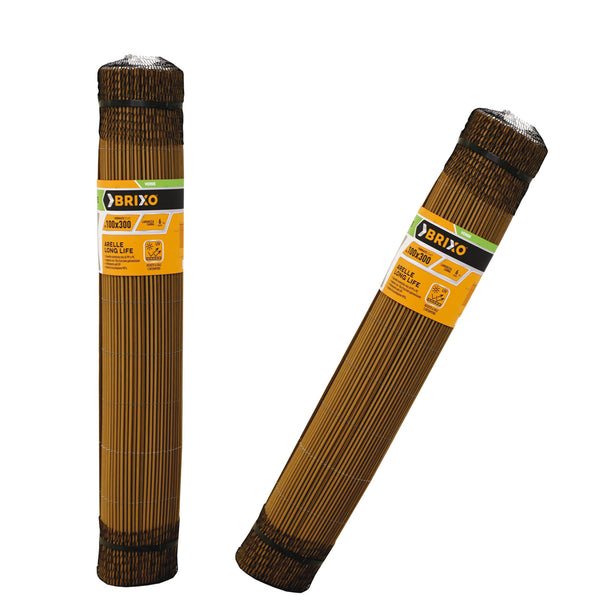 Arella in cannette sintetiche di vimini bamboo pp pe lunga durata 150x30
