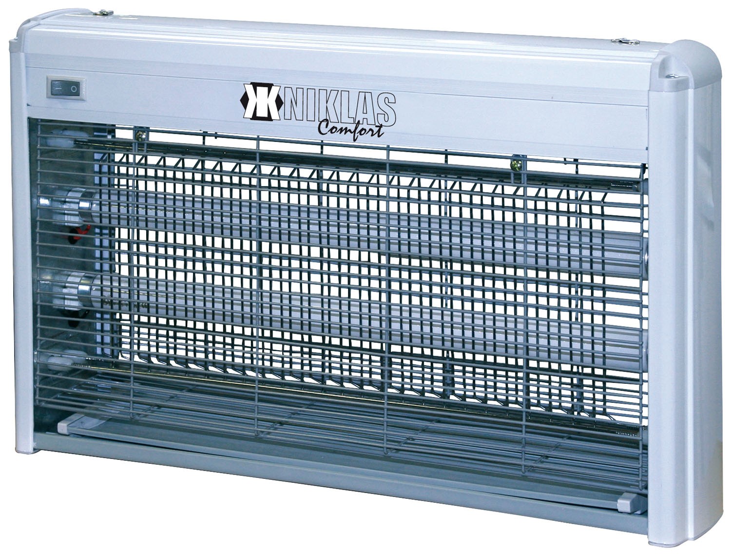 Elettro Sterminatore per insetti alluminio 2x10W Niklas