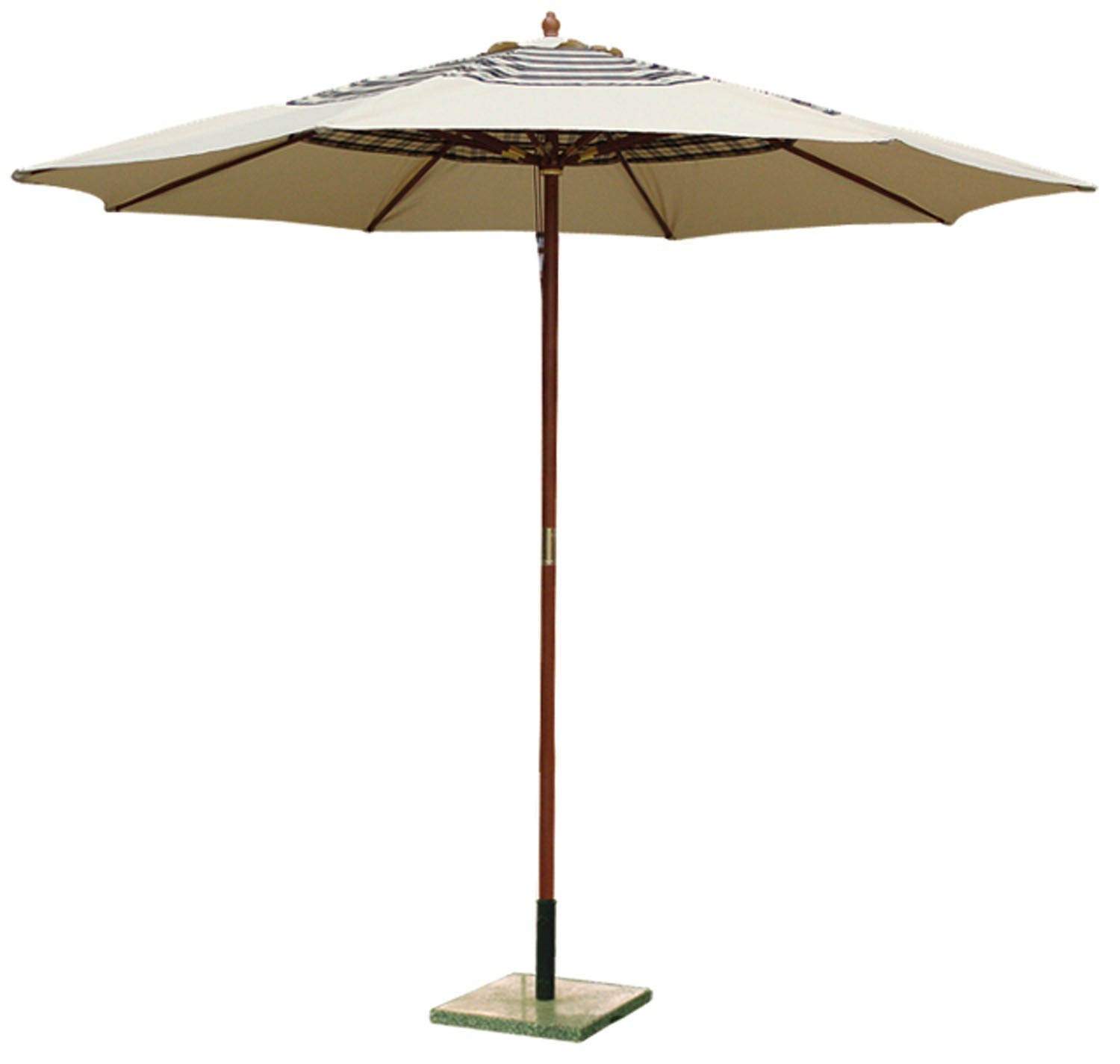 Ombrellone legno tondo Sun Top Scottish 300 cm palo 38 mm arredo giardino