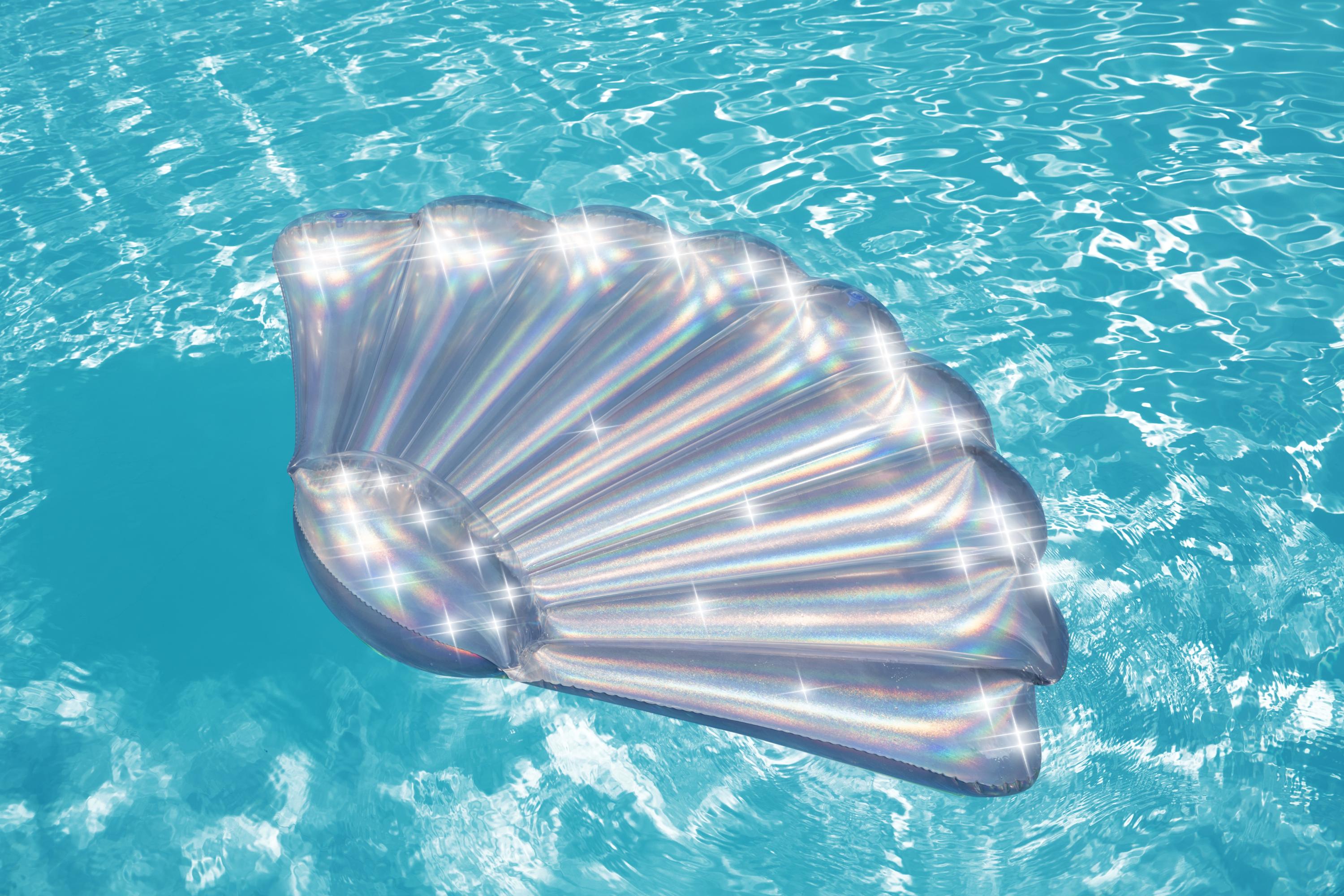 Materassino Gonfiabile Conchiglia Iridescente scintillante BestWay 43414