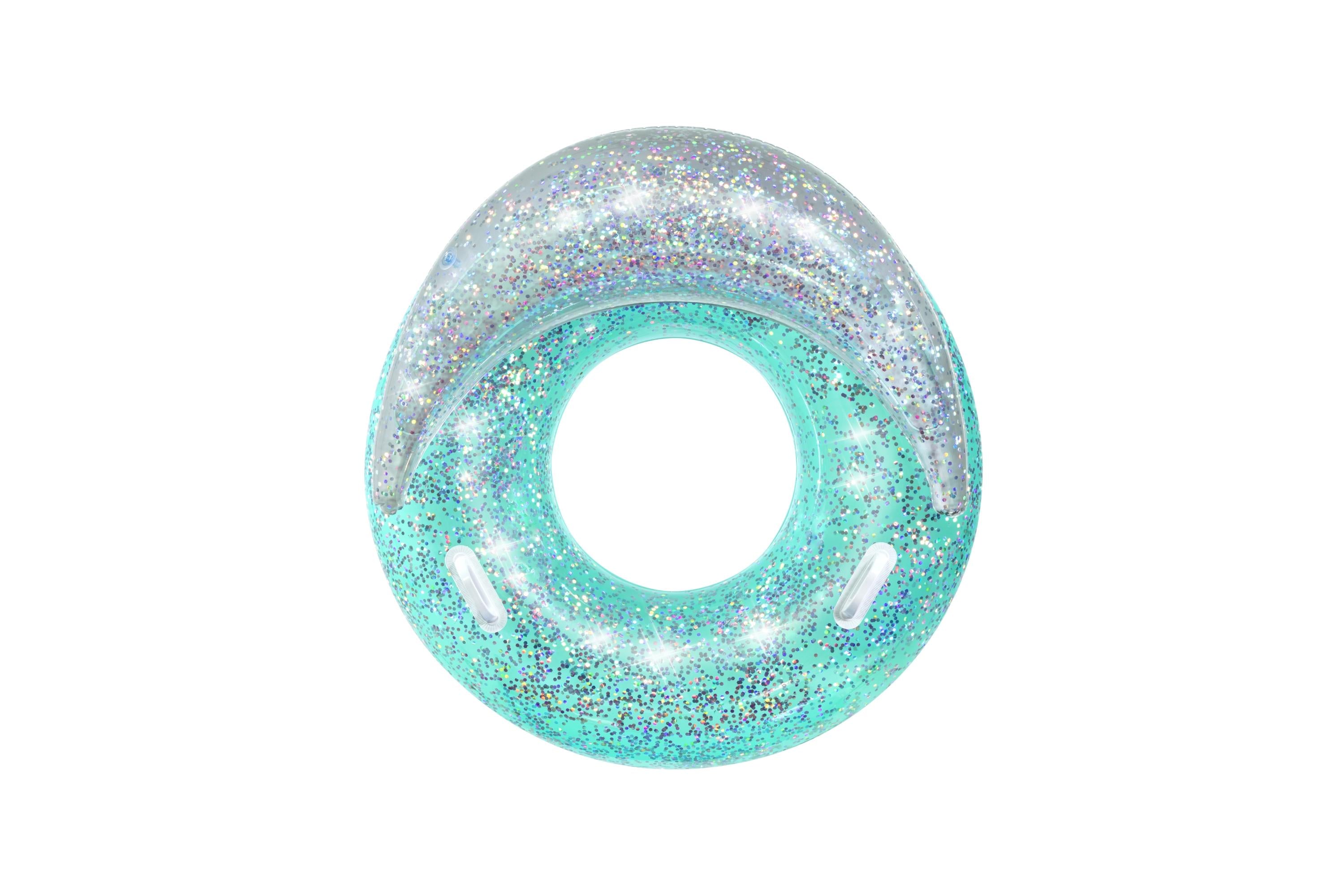 Poltrona ciambella gonfiabile galleggiante Glitter Dream BestWay 43509