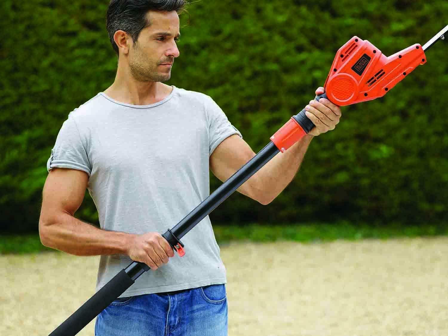 Tagliasiepi telescopico con asta 2,35 m 550 W e lama 51 cm - Black + Decker PH 5551