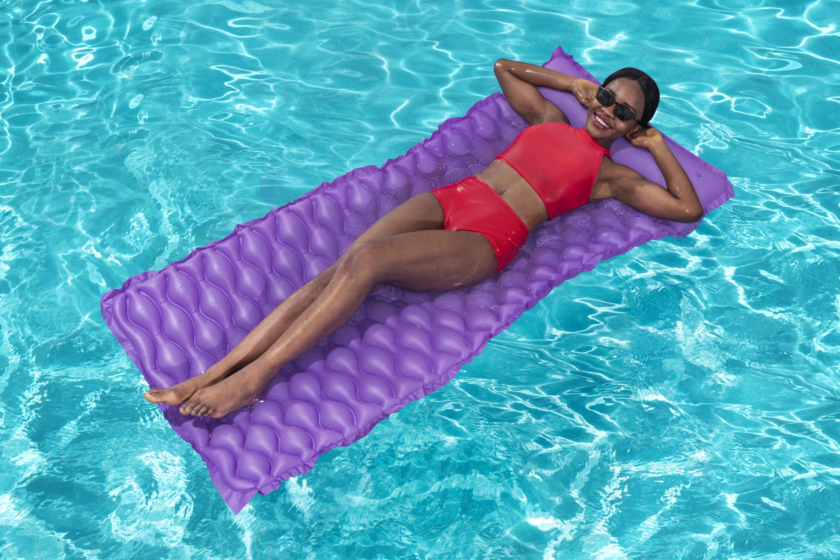 Materassino gonfiabile arrotolabile salva spazio mare piscina campeggio