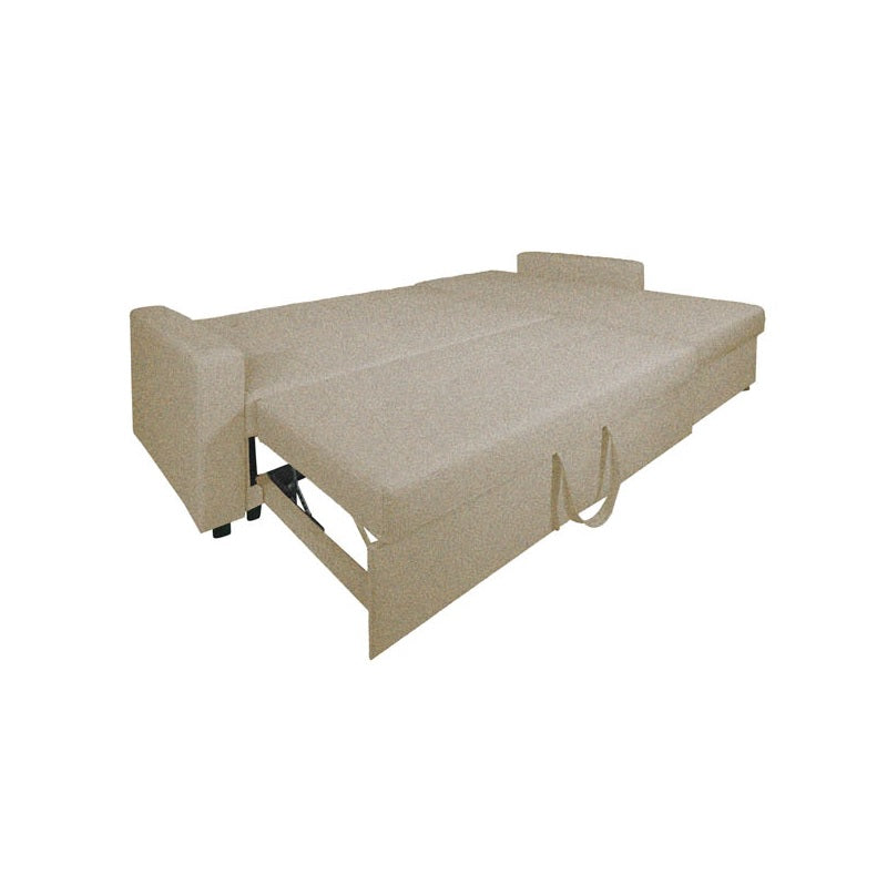Divano letto 3 posti ad angolo reversibile Jumbo family Beige