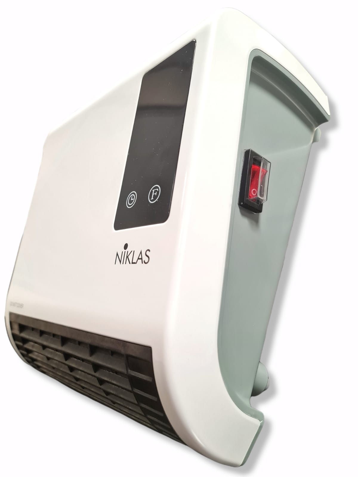 Termoventilatore caldobagno stufa elettrica a parete 2000 W Trendy Digital Niklas