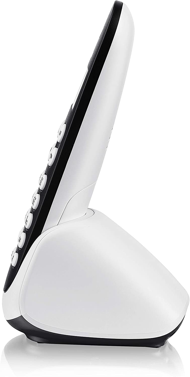 Telefono fisso cordless portatile nero-bianco Adara Brondi