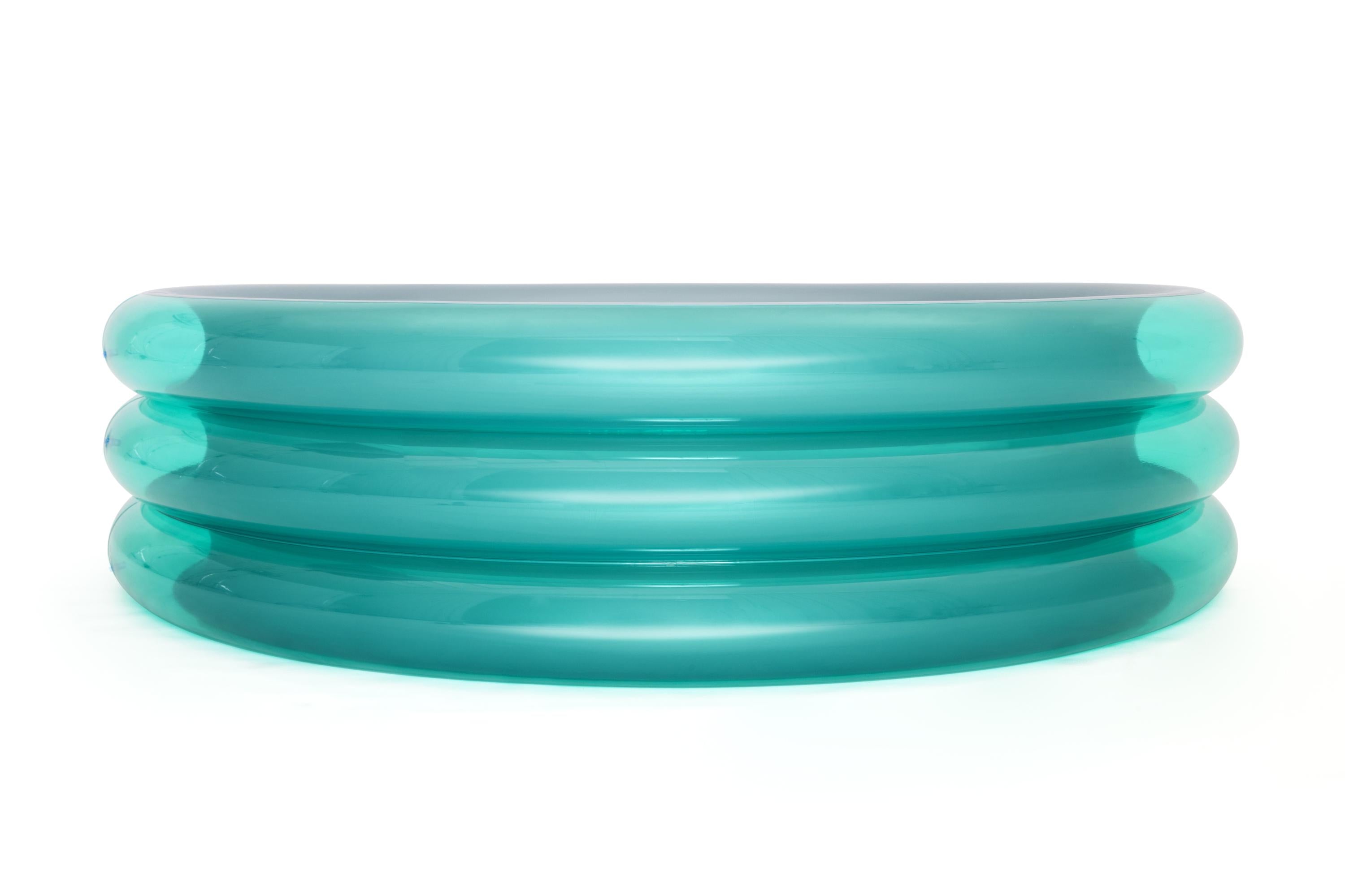 Piscina gonfiabile tonda 3 anelli grande metallica BestWay 51043