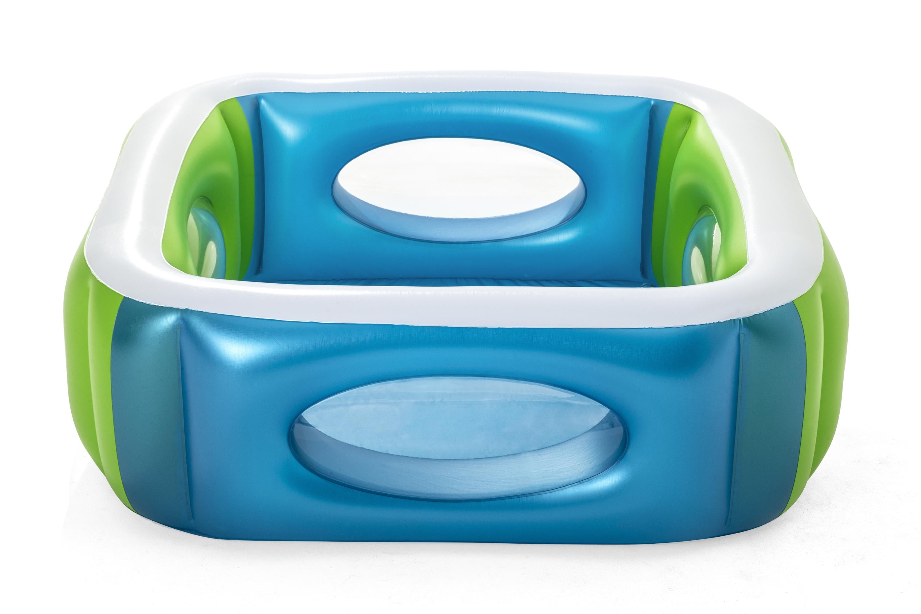Piscina gonfiabile quadrata con oblò  Window BestWay 51132