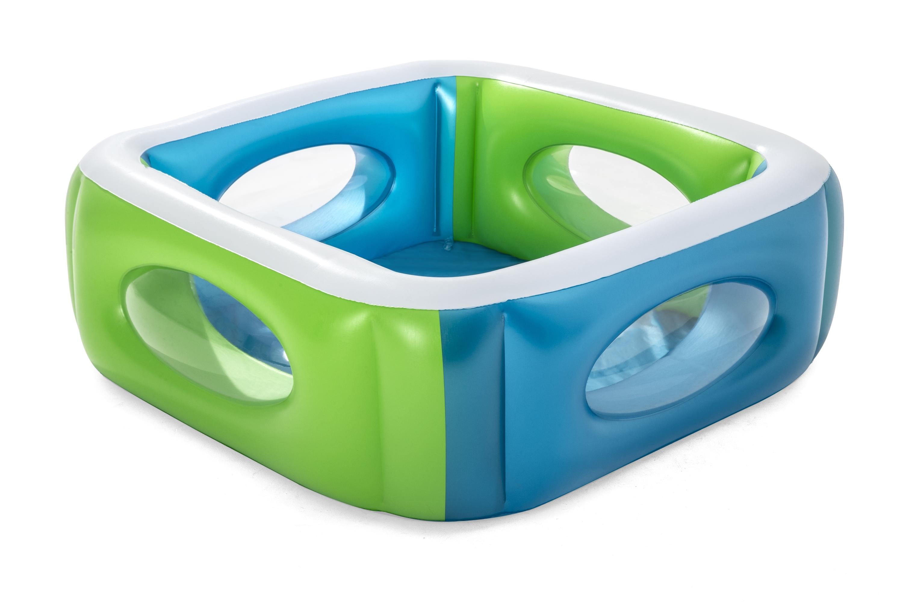 Piscina gonfiabile quadrata con oblò  Window BestWay 51132