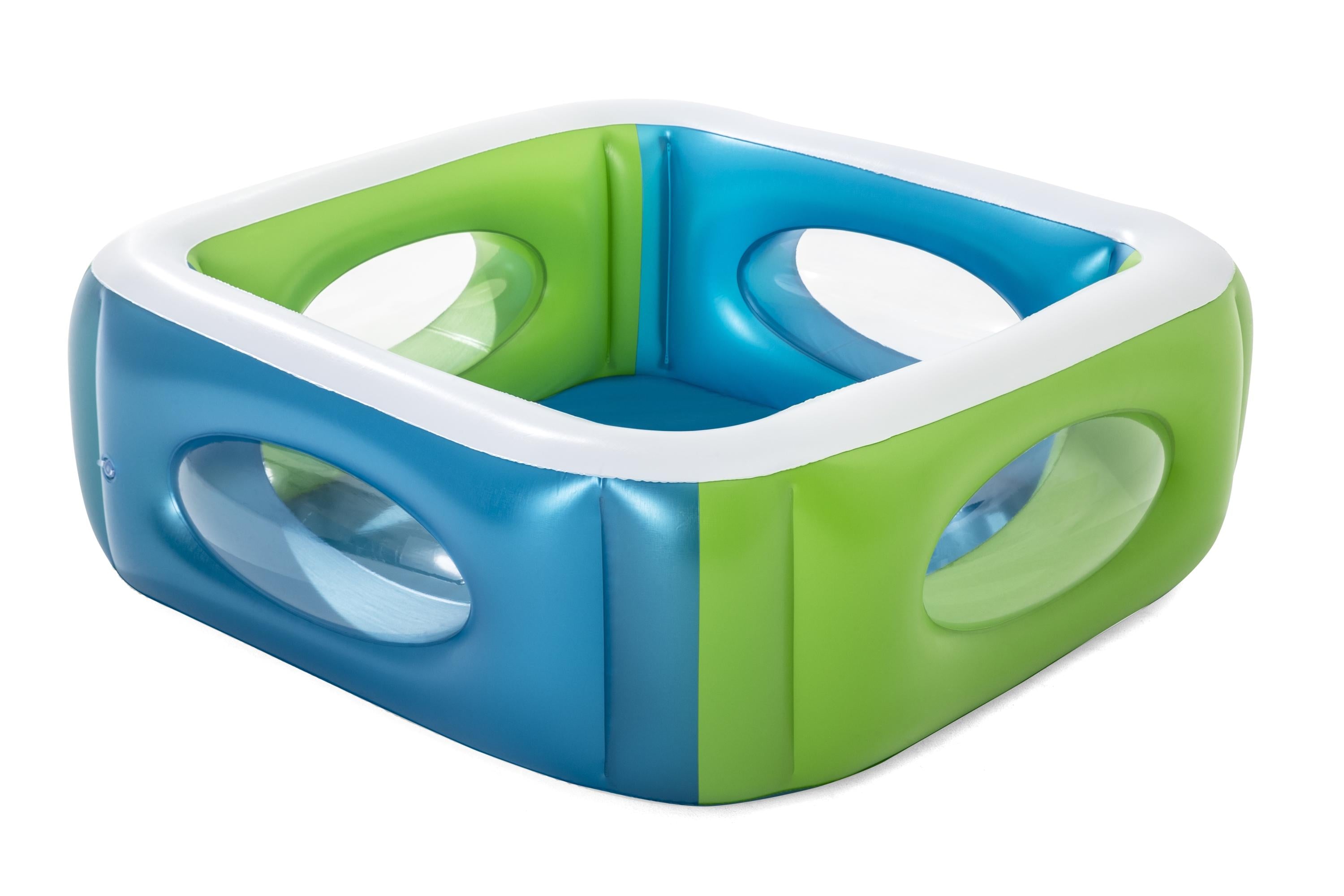 Piscina gonfiabile quadrata con oblò  Window BestWay 51132