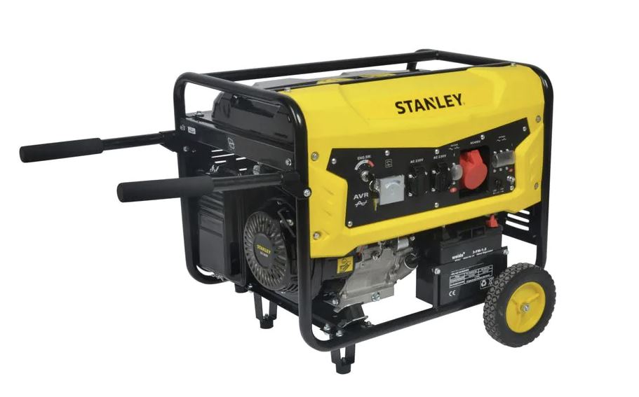 Gruppo elettrogeno 5600 W generatore di corrente industriale Stanley SG 5600  AVR