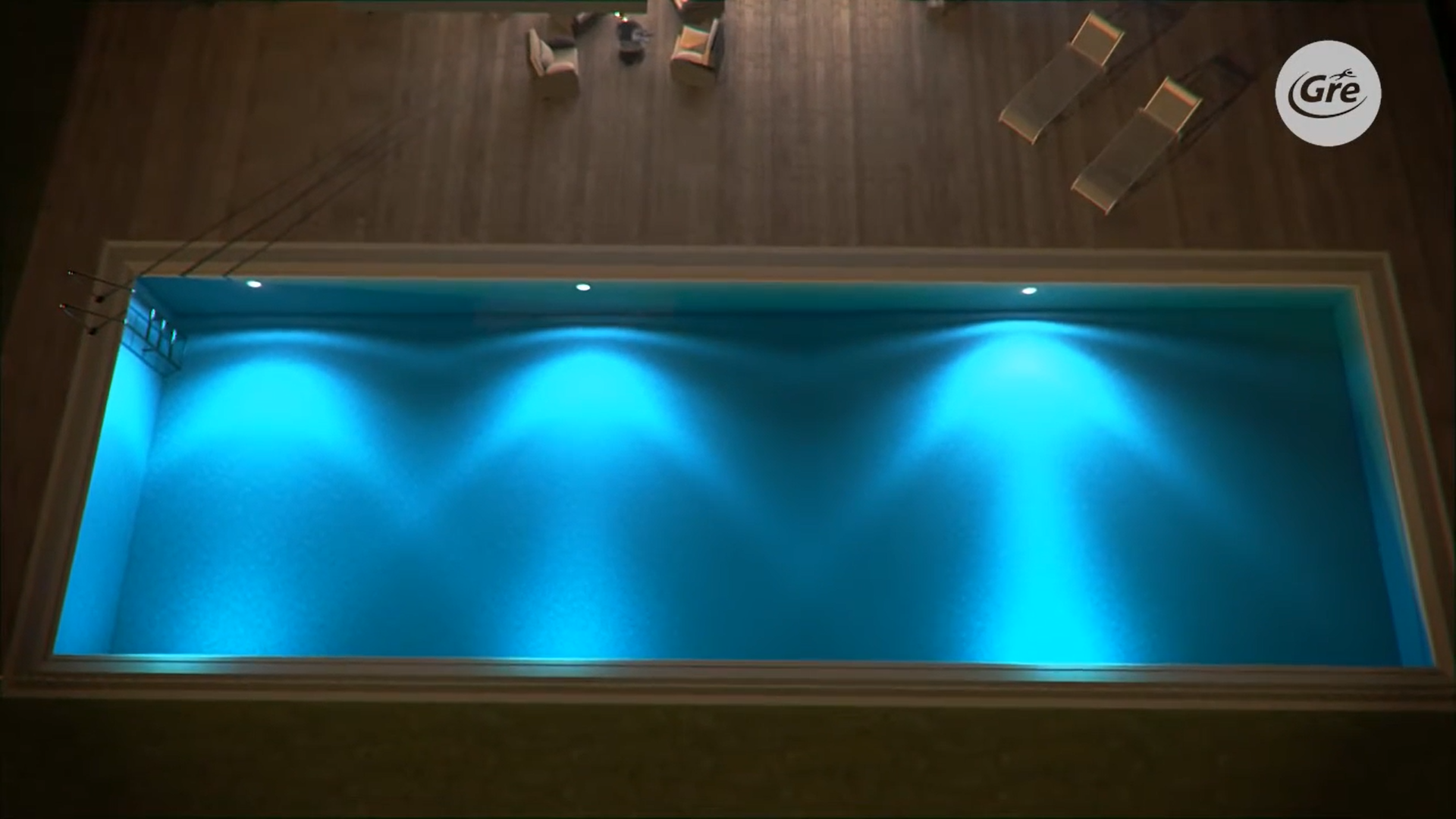 Faretti ad immersione led per piscine fuoriterra ed interrate GRE PLREB