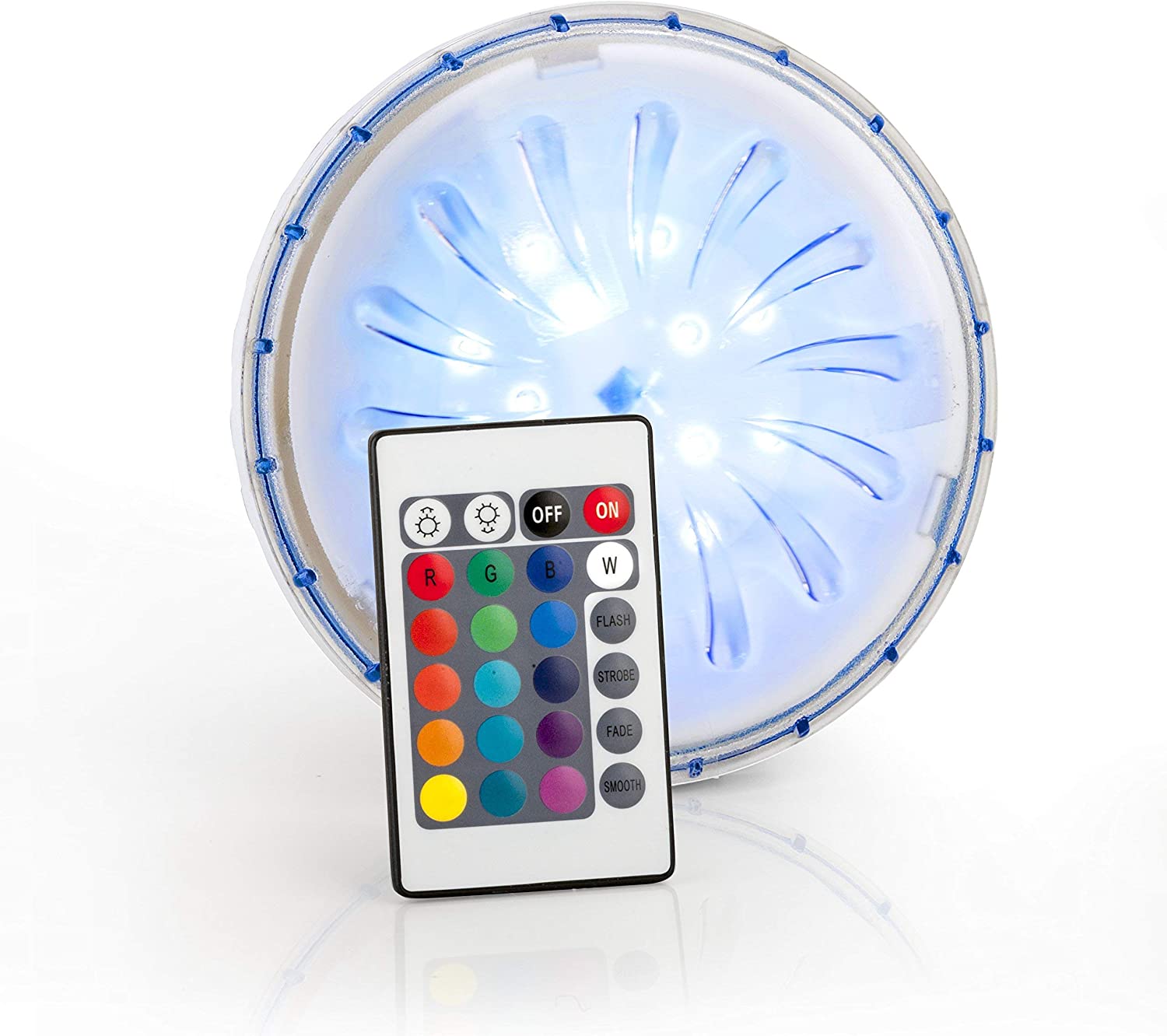 Faretto led illuminazione per piscina fuori terra magnetico multicolore GRE PLED1C