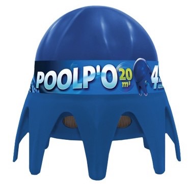 Poolp'o Trattamento acqua 20mc 4 azioni cloro antialghe flocculante 08013AL