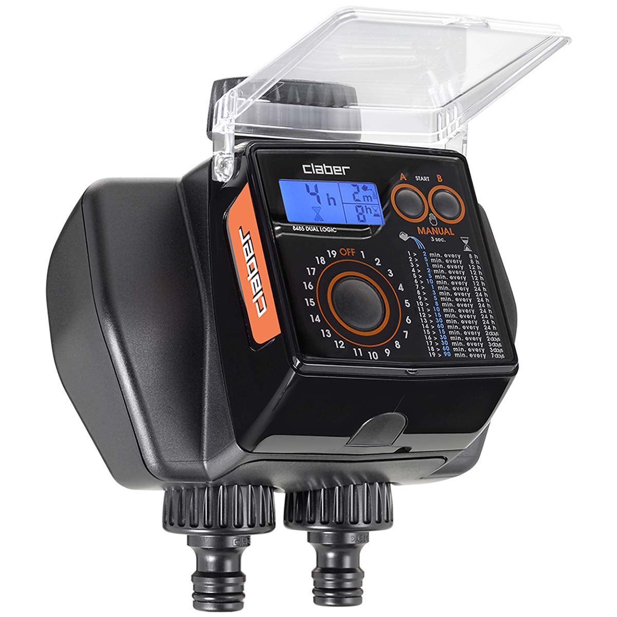 Programmatore a due vie per irrigazioni Dual Logic CLABER 8485