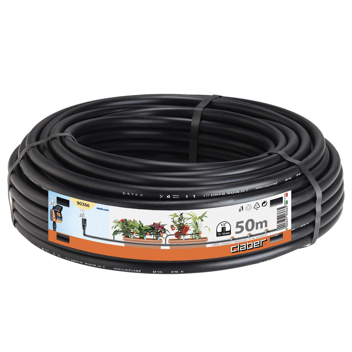 Tubo collettore per irrigazione a goccia microirrigazione in polietilene Claber