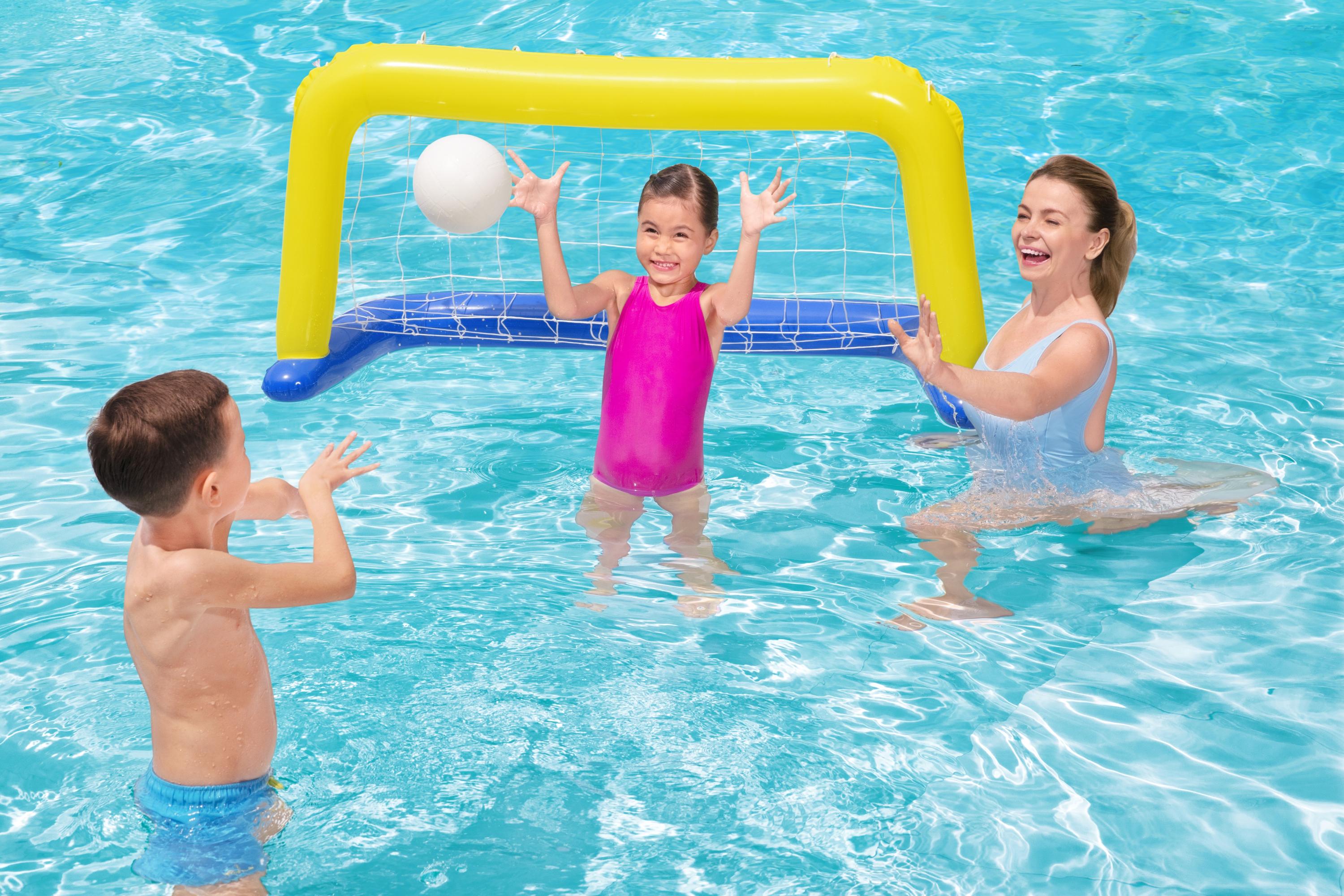 Rete pallanuoto calcio gonfiabile grande con pallone  Bestway 52123