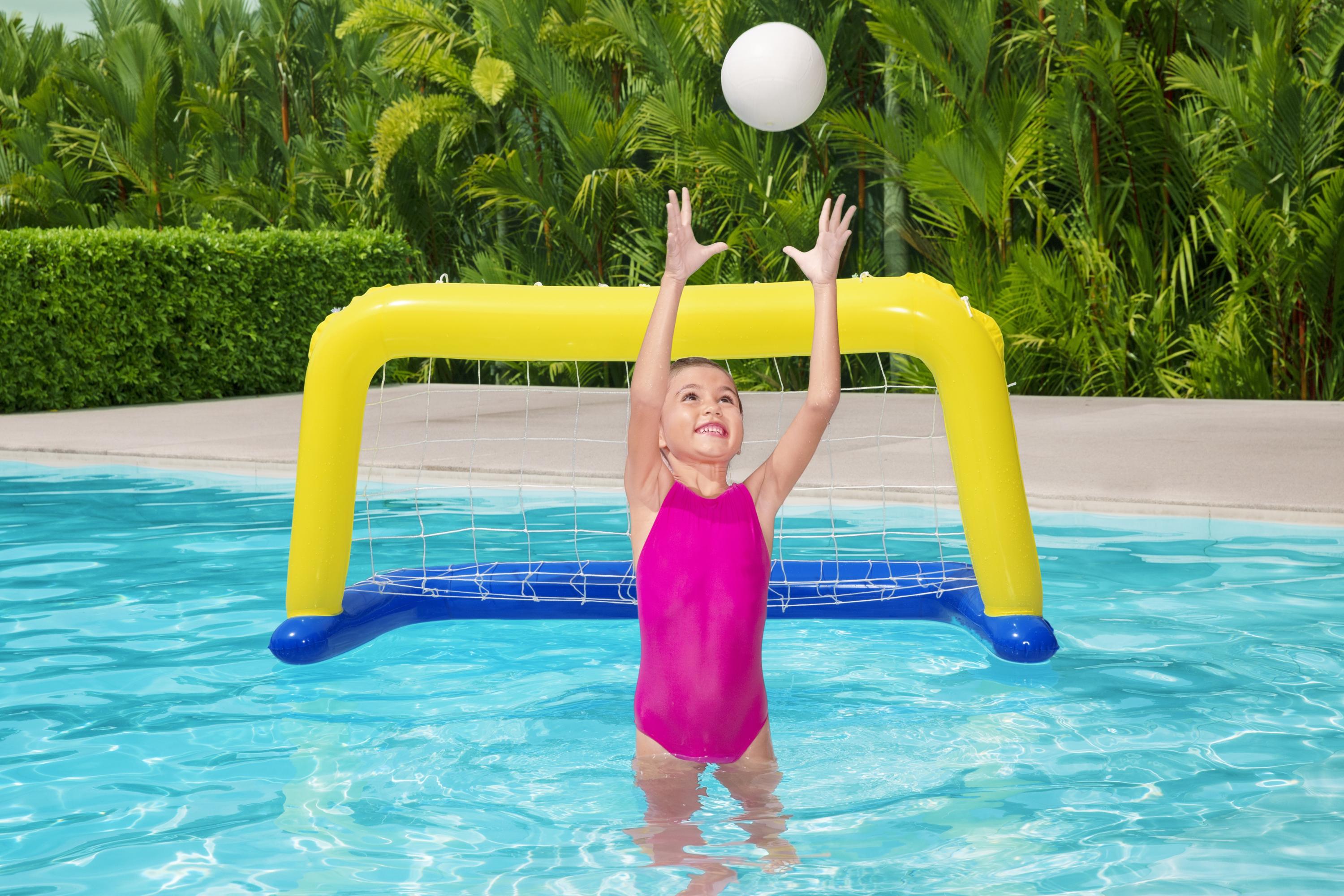 Rete pallanuoto calcio gonfiabile grande con pallone  Bestway 52123