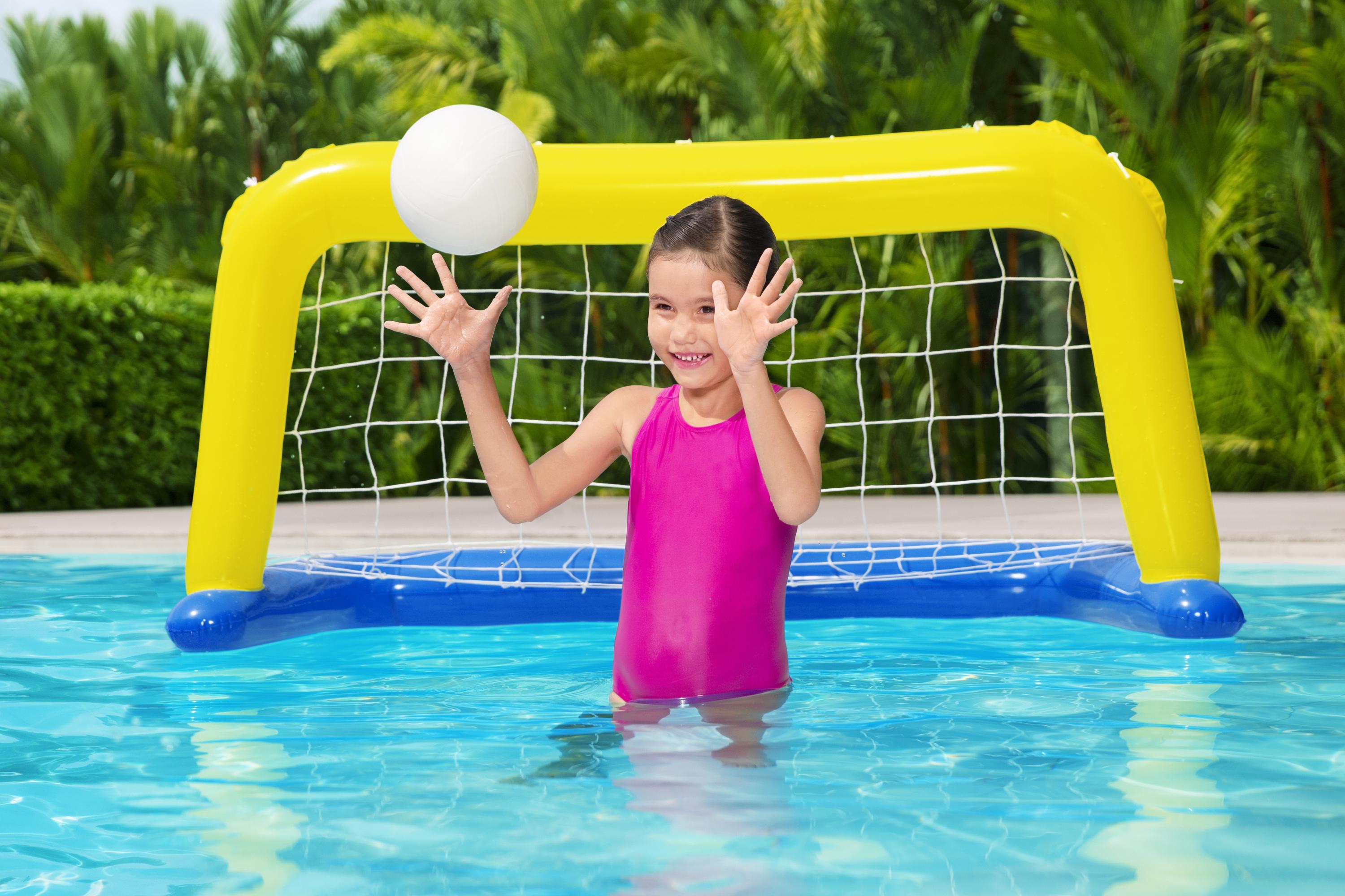 Rete pallanuoto calcio gonfiabile grande con pallone  Bestway 52123