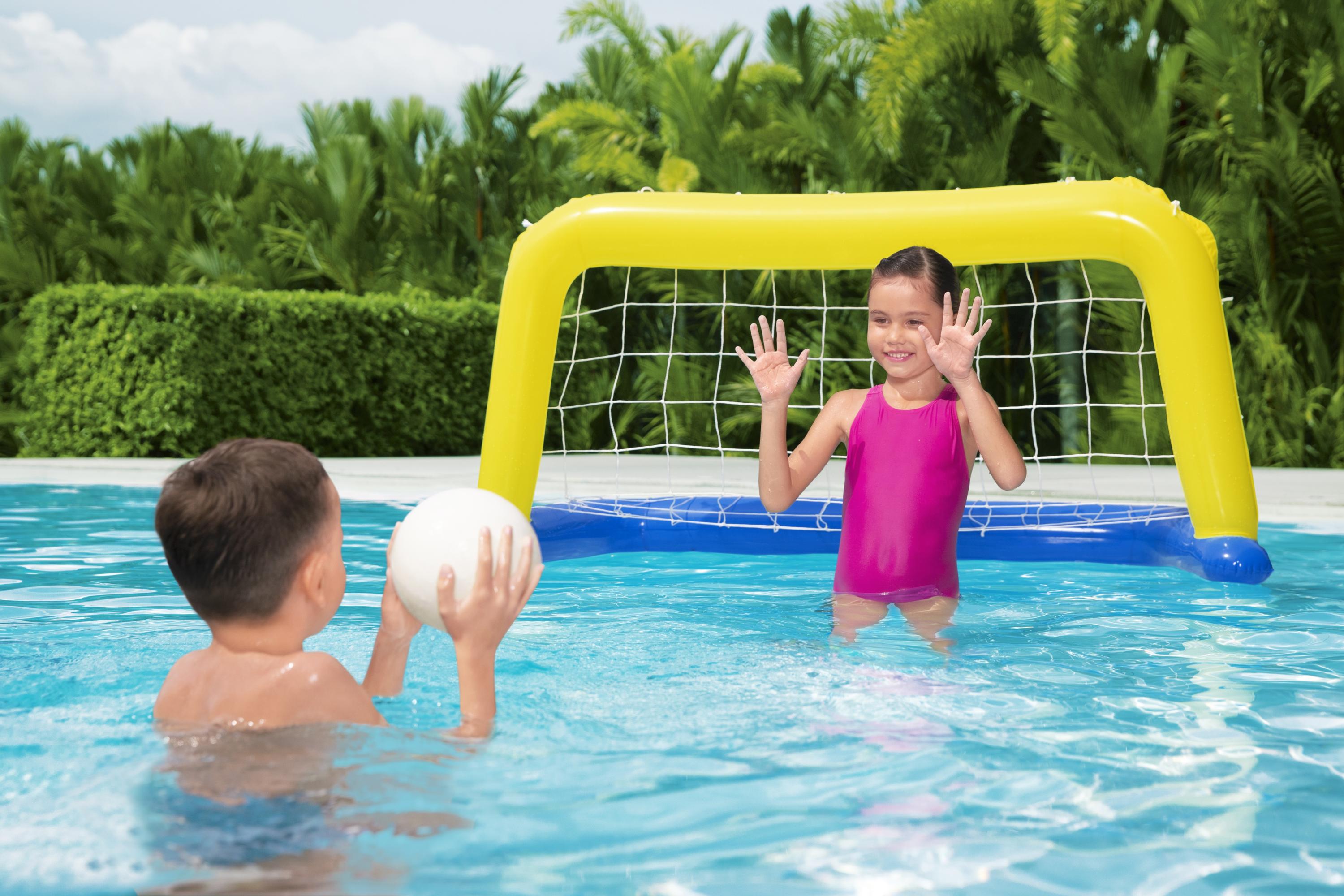 Rete pallanuoto calcio gonfiabile grande con pallone  Bestway 52123