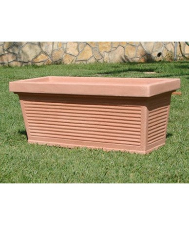 Vaso Telcom a cassetta Millerighe in resina