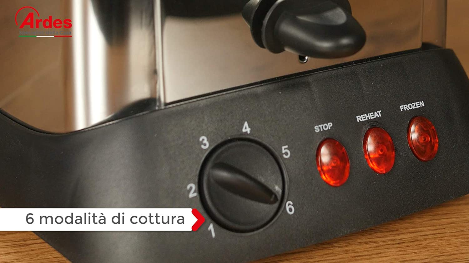 Tostapane tostiera 2 fette i acciaio inox Tosto AR 1T30 Ardes