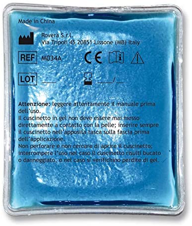 Fascia multizona caldo-freddo con cuscinetto interno