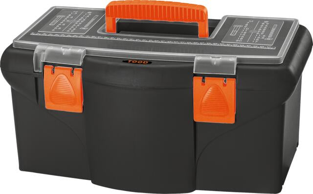 Cassetta valigetta portautensili con vari scomparti + Set attrezzi TOOD