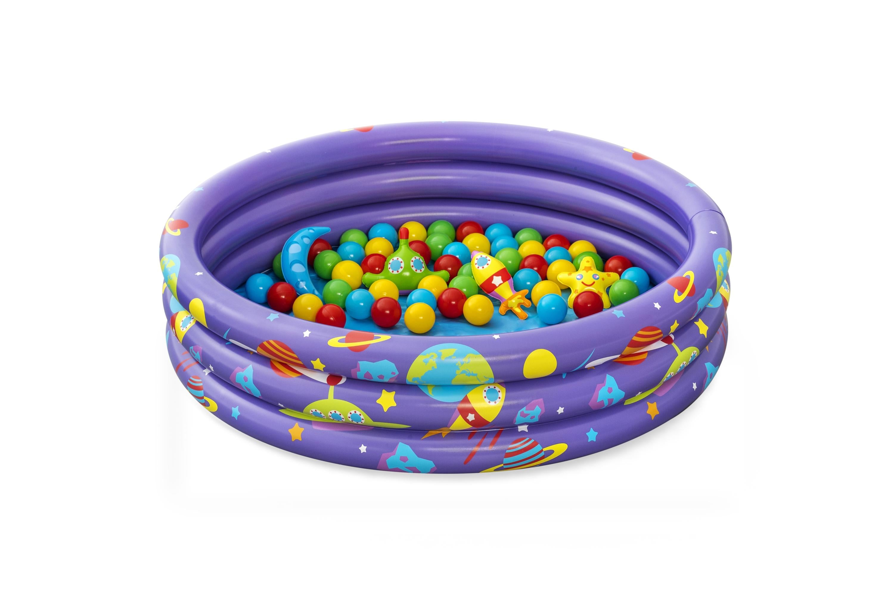 Piscina gonfiabile tonda con 46 palline e giochi a sorpresa BestWay 52466