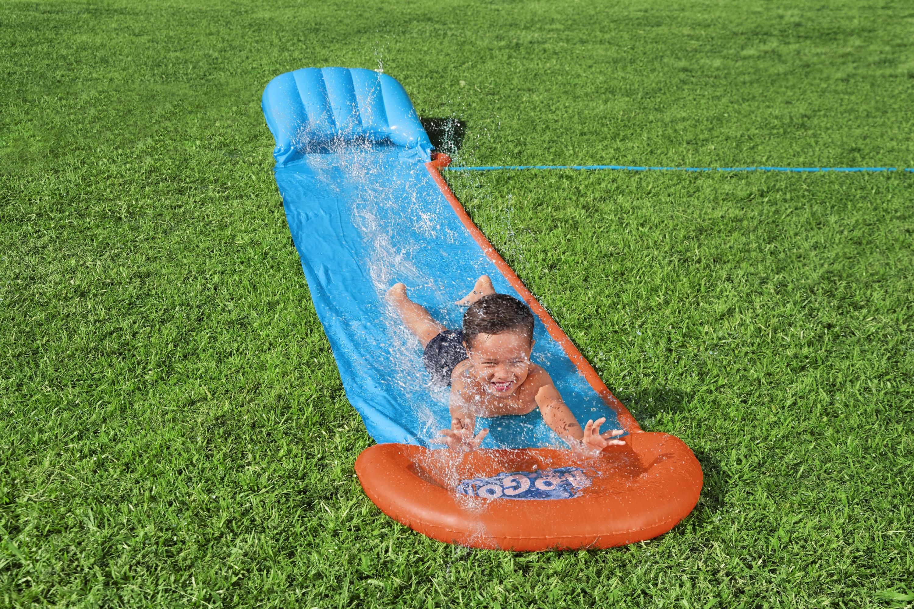 Scivolo singolo gonfiabile H2OGO Tsunami Splash Ramp 488 cm Bestway 52477