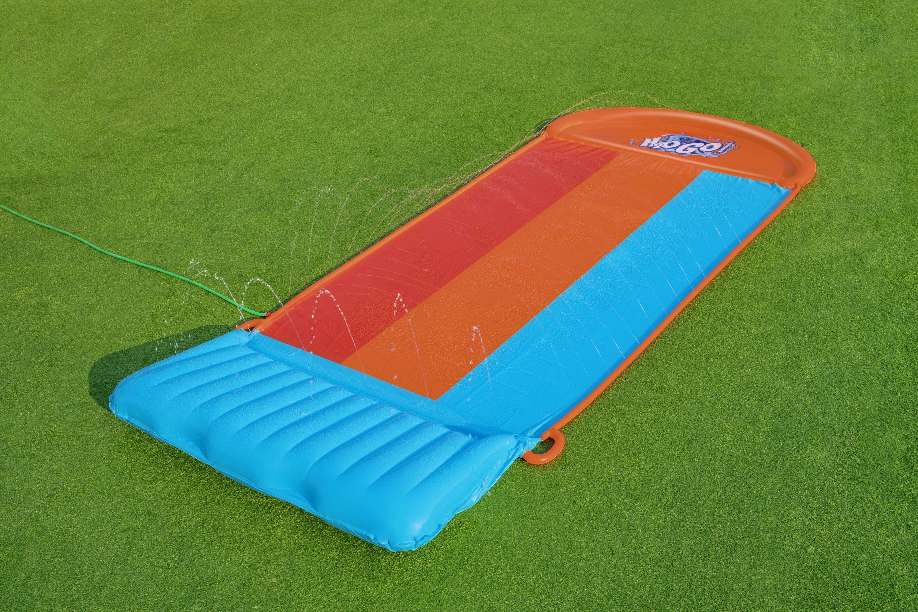 Scivolo triplo gonfiabile H2OGO Tsunami Splash Ramp 488 cm Bestway 52479