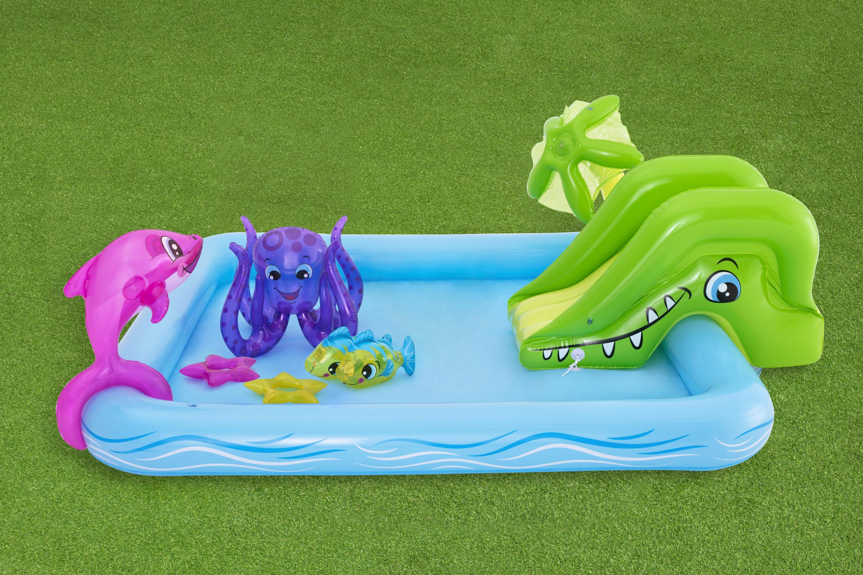 Piscinetta gonfiabile Acquario Fantastico Play Center Aquarium Bestway 53052