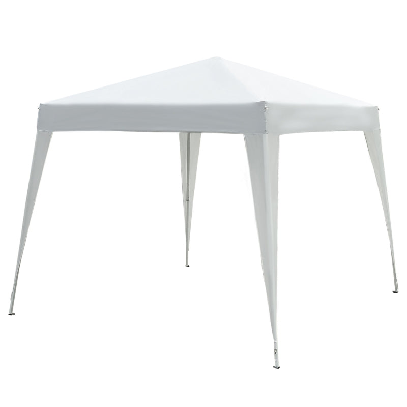 Gazebo 3x3 m in acciaio con telo in polietilene bianco Oasis