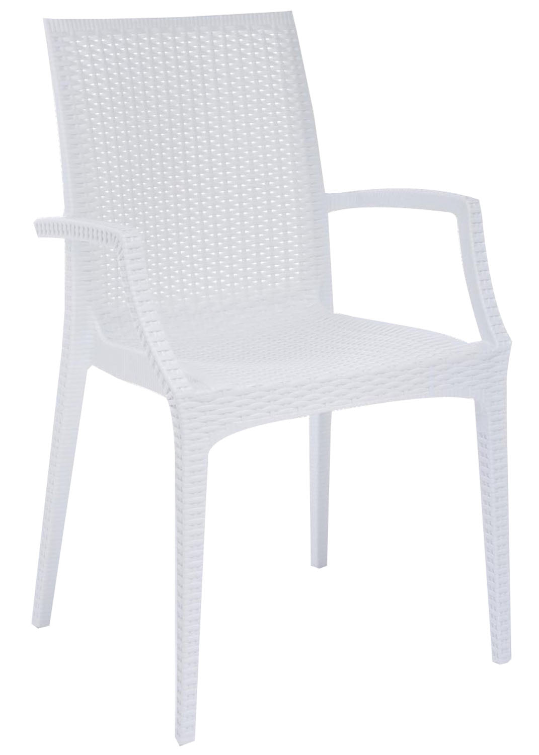 Sedia poltrona in resina effetto rattan Bistrot Grandsoleil