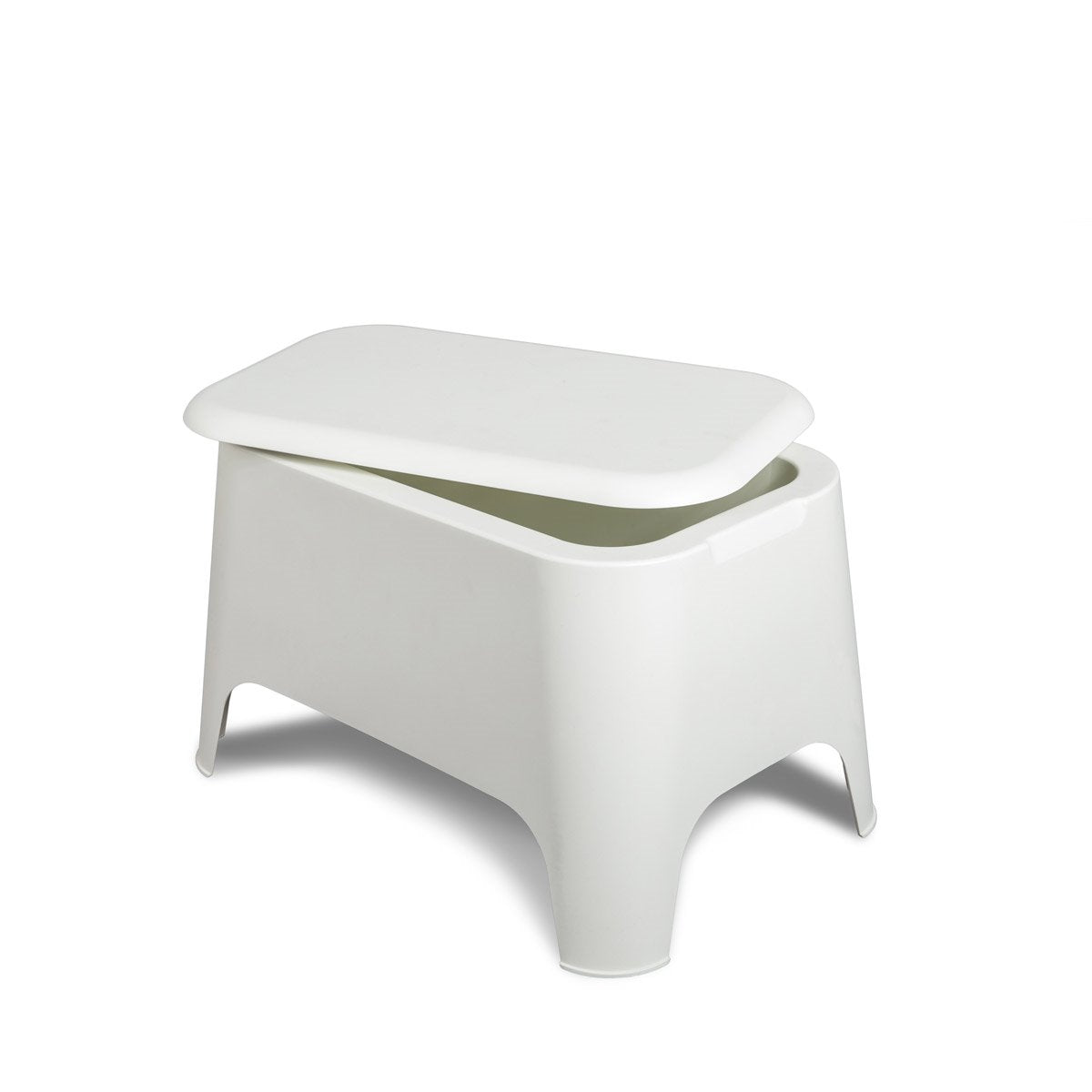 Tavolo in resina con compartimento interno 59x39x36 cm nero Toomax Petra Z183