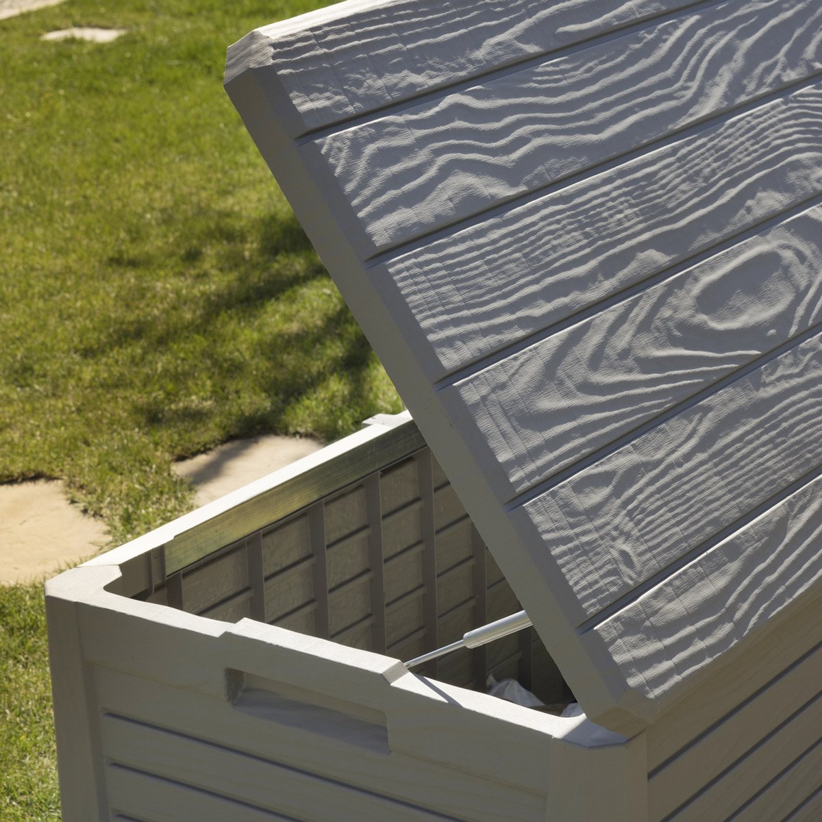 Baule 147x72x60 cassapanca multiuso in resina 550 lt Florida