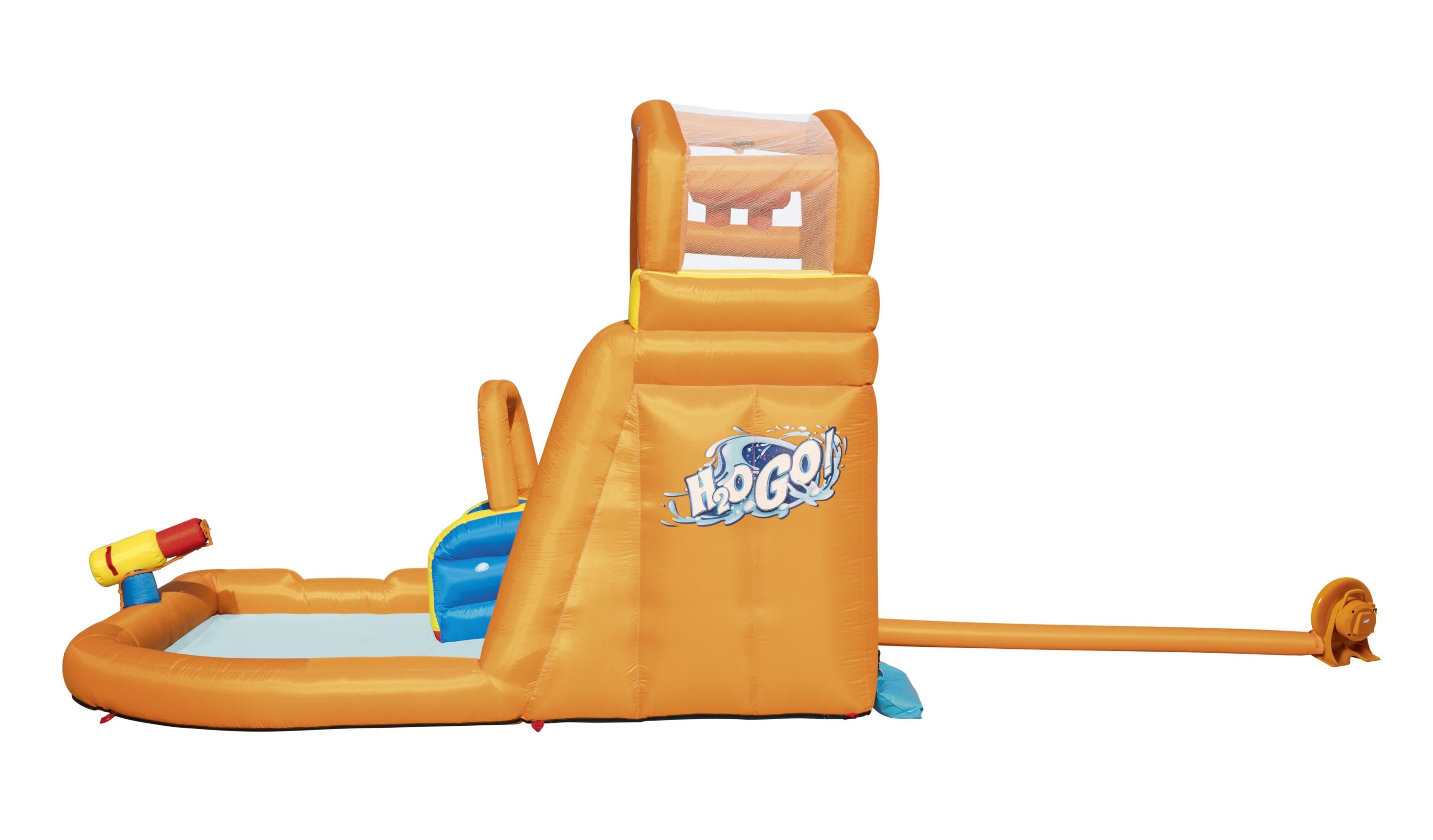 Parco giochi gonfiabile H2OGO scivolo ed arrampicata Turbo Splash Bestwa