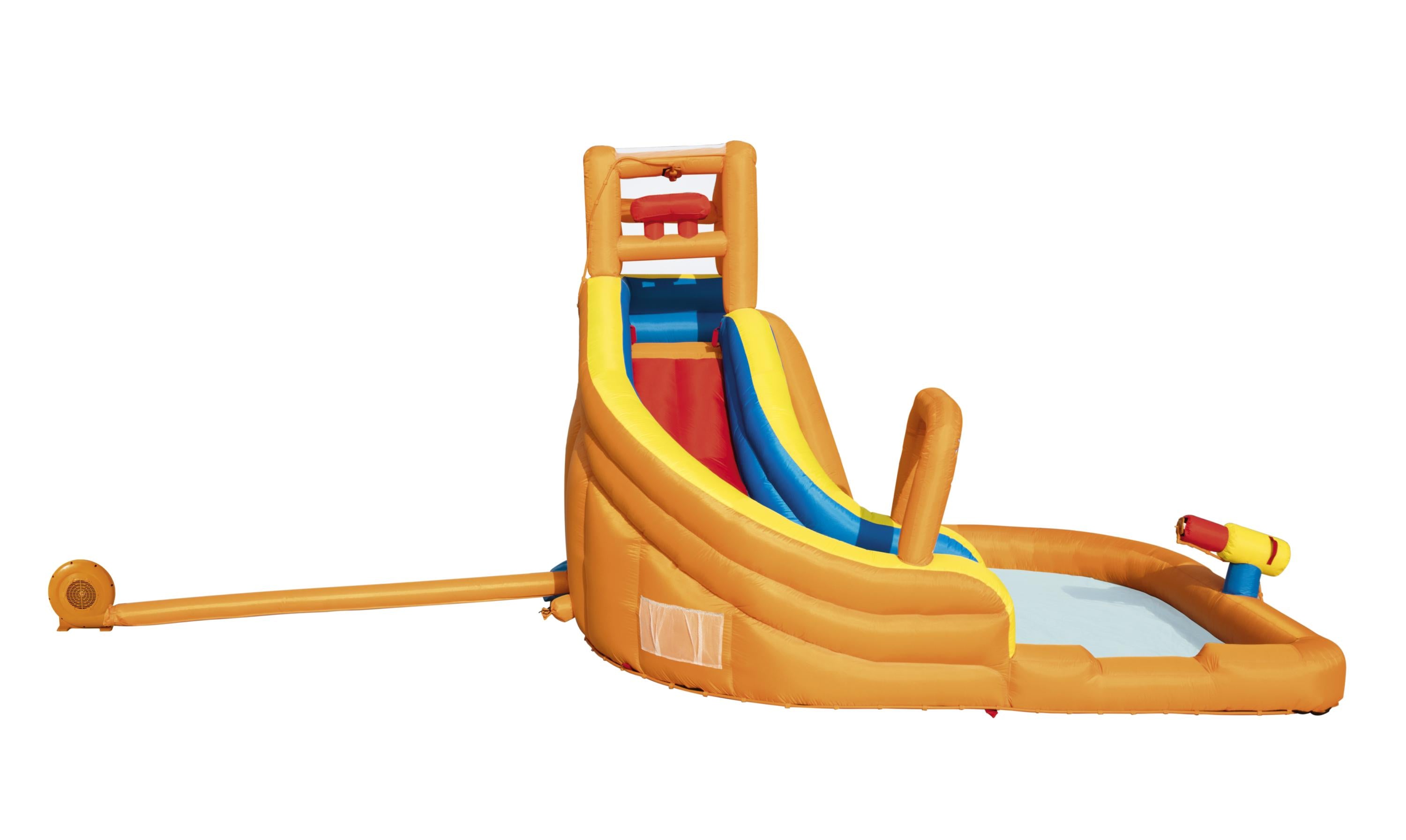 Parco giochi gonfiabile H2OGO scivolo ed arrampicata Turbo Splash Bestwa