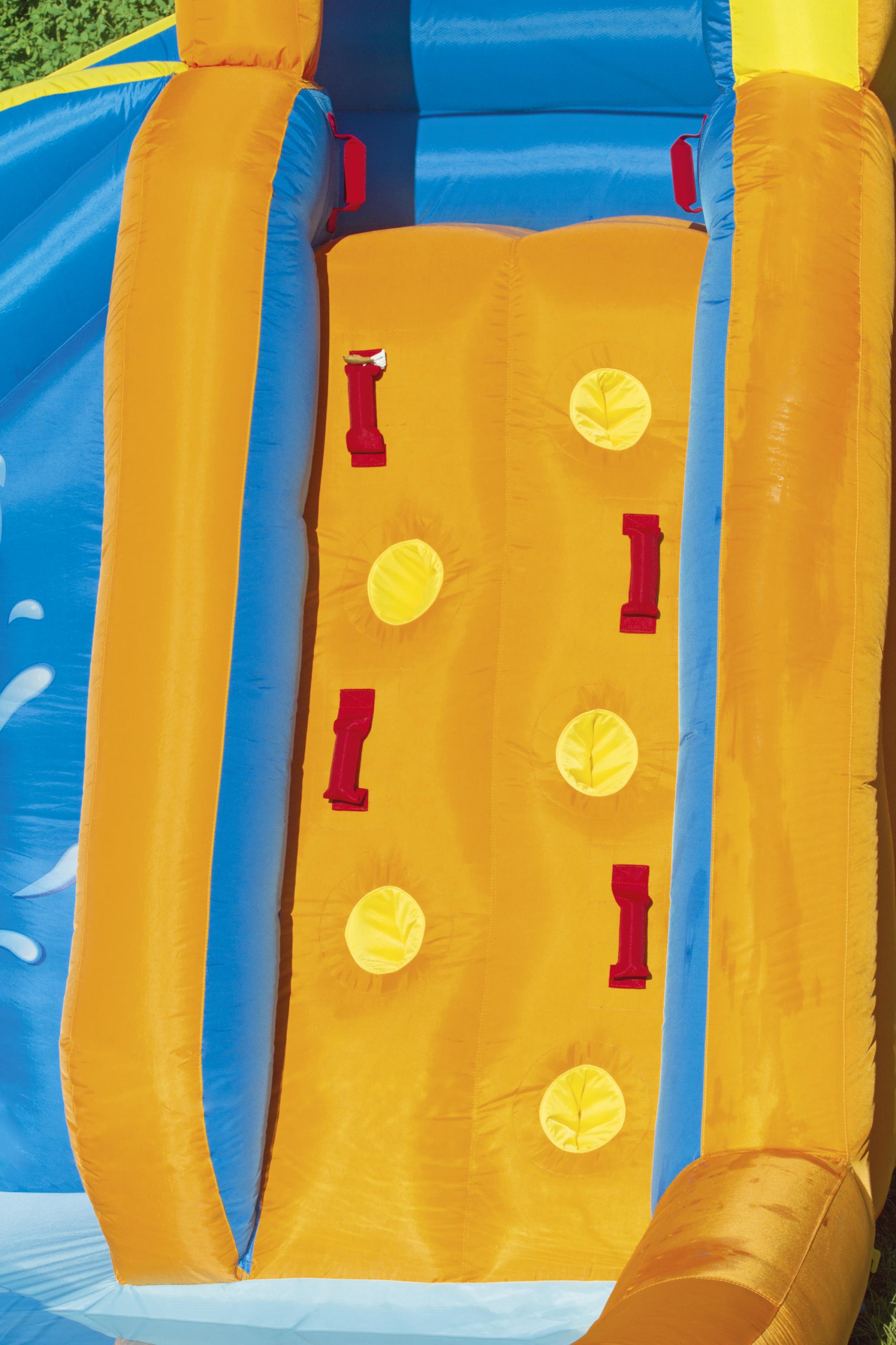 Parco giochi gonfiabile H2OGO scivolo ed arrampicata Turbo Splash Bestwa