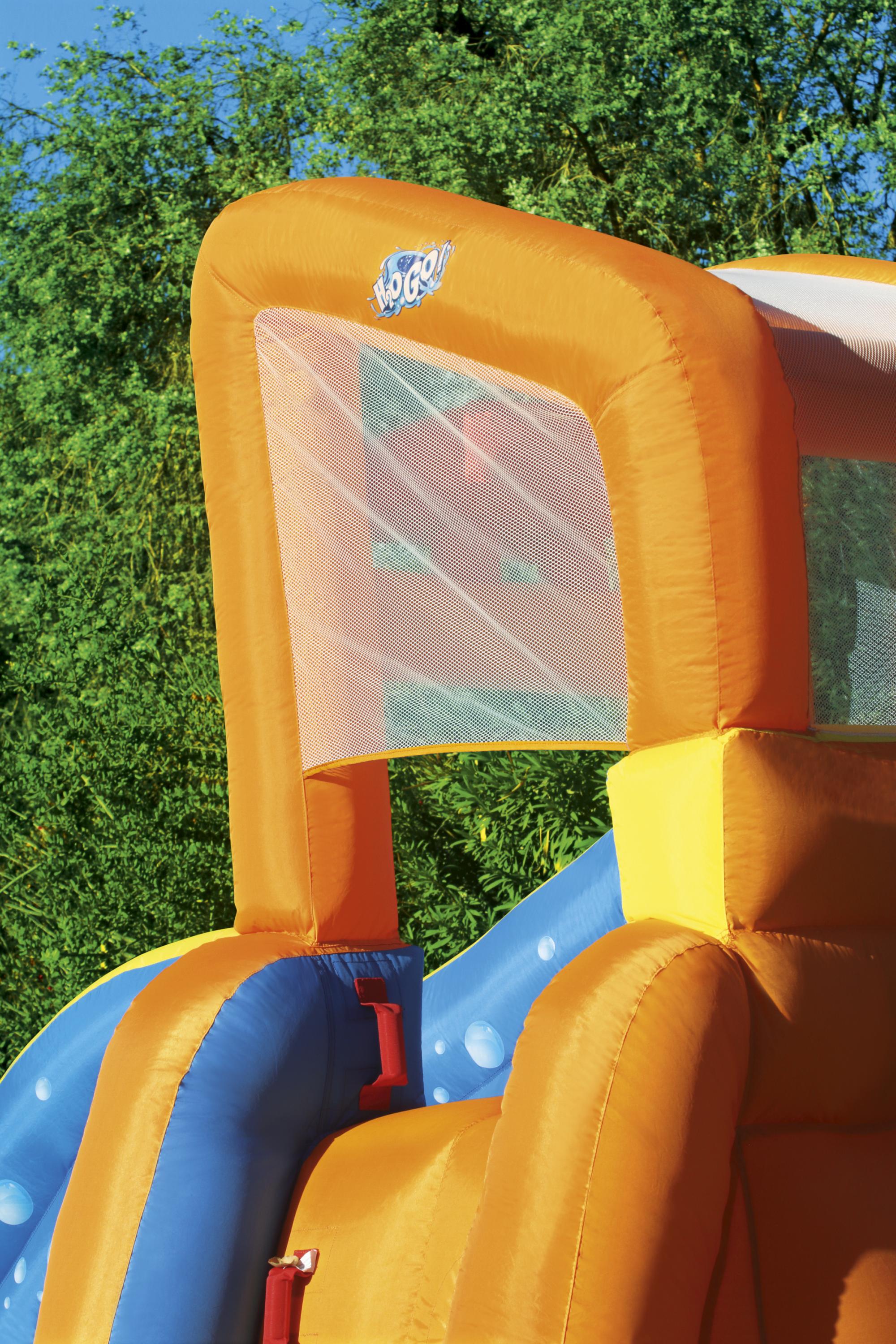 Parco giochi gonfiabile H2OGO scivolo ed arrampicata Turbo Splash Bestwa