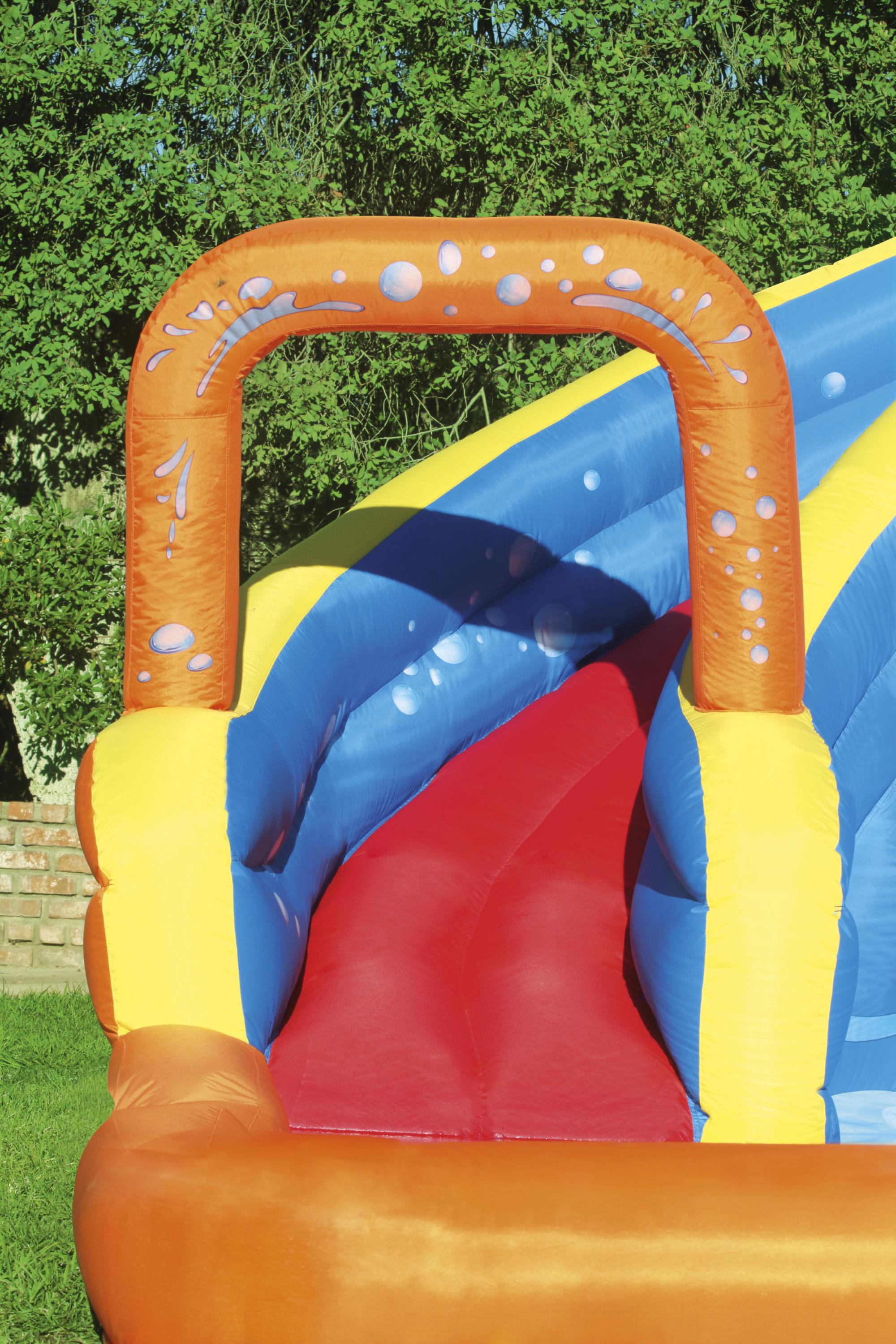 Parco giochi gonfiabile H2OGO scivolo ed arrampicata Turbo Splash Bestway 53301