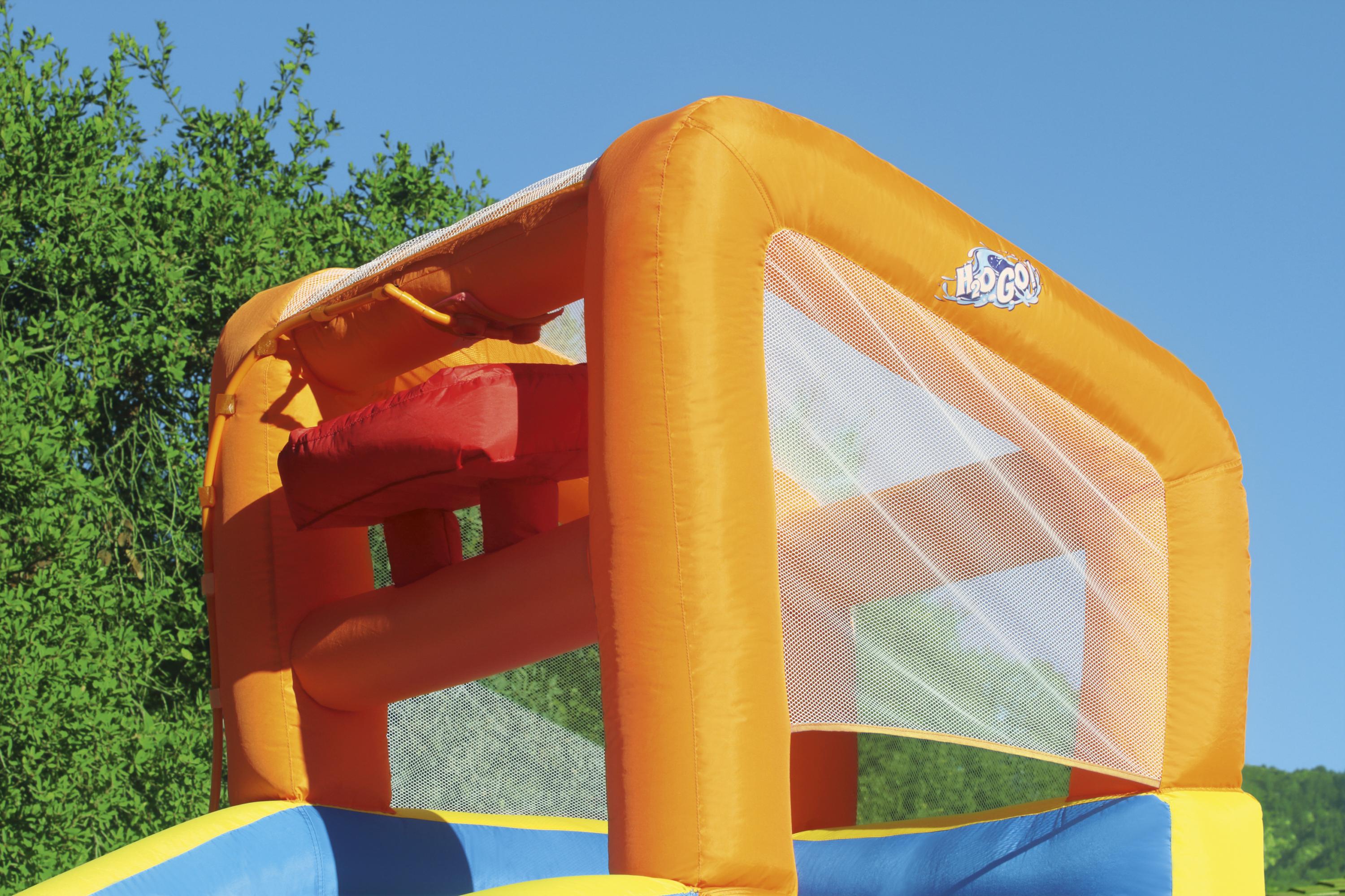 Parco giochi gonfiabile H2OGO scivolo ed arrampicata Turbo Splash Bestway 53301