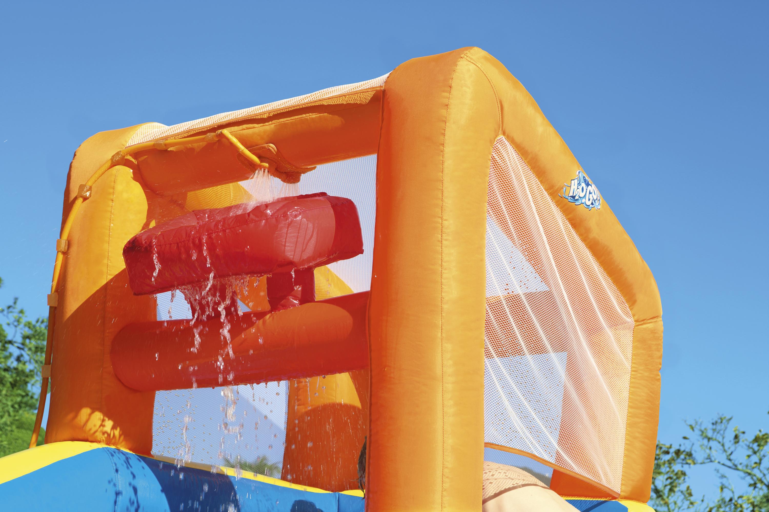 Parco giochi gonfiabile H2OGO scivolo ed arrampicata Turbo Splash Bestway 53301