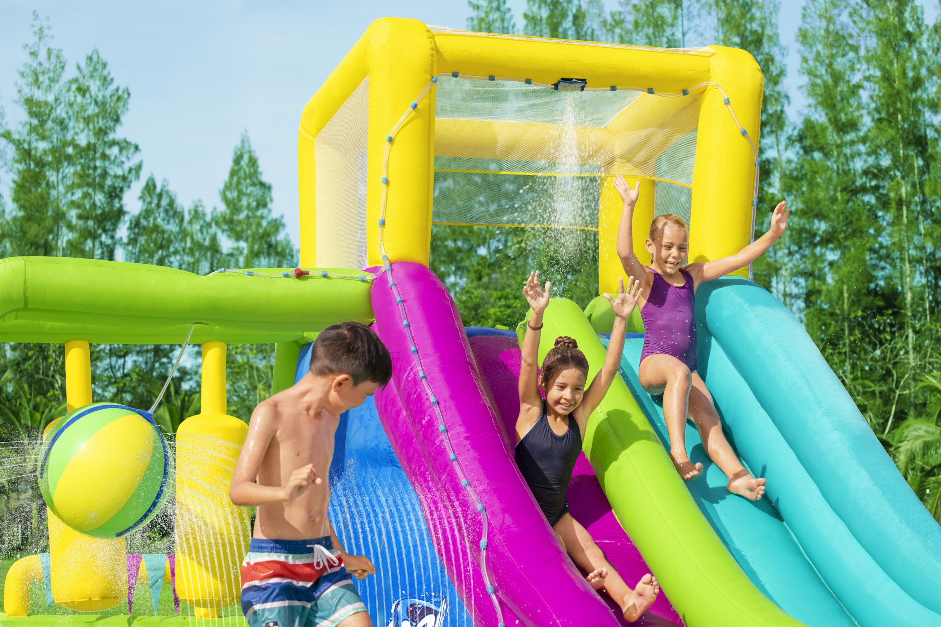 Parco acquatico gonfiabile gigante Splash Course Bestway 53387